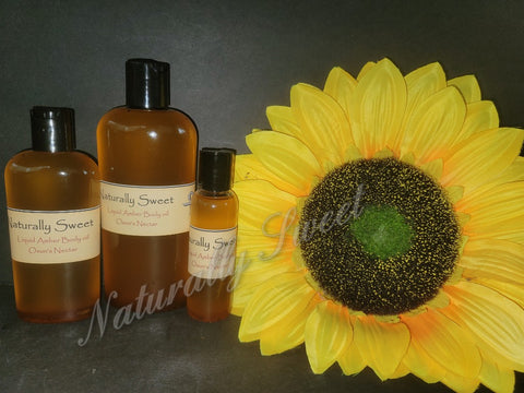 Osun's Nectar-Liquid Amber Body Oil – Naturally Sweet